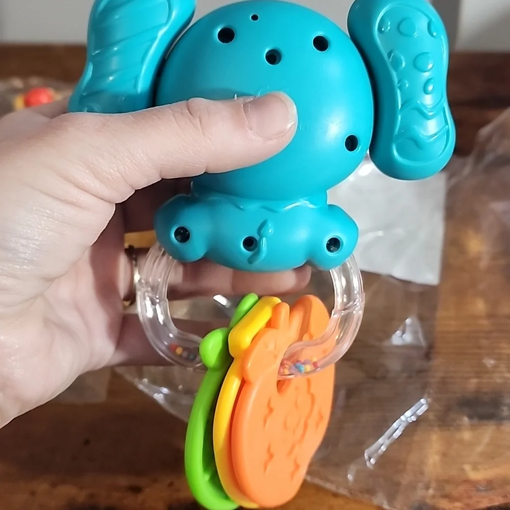 0-6 Months Teething Rattle Toys, Early Educational Toys To Develop Hand Eye